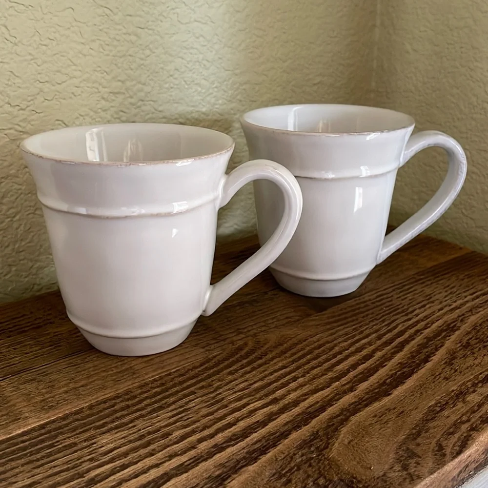 NWOT Pottery Barn Set-of-6 Cambria Handcrafted Stoneware Mugs, color Stone - Picture 2 of 11
